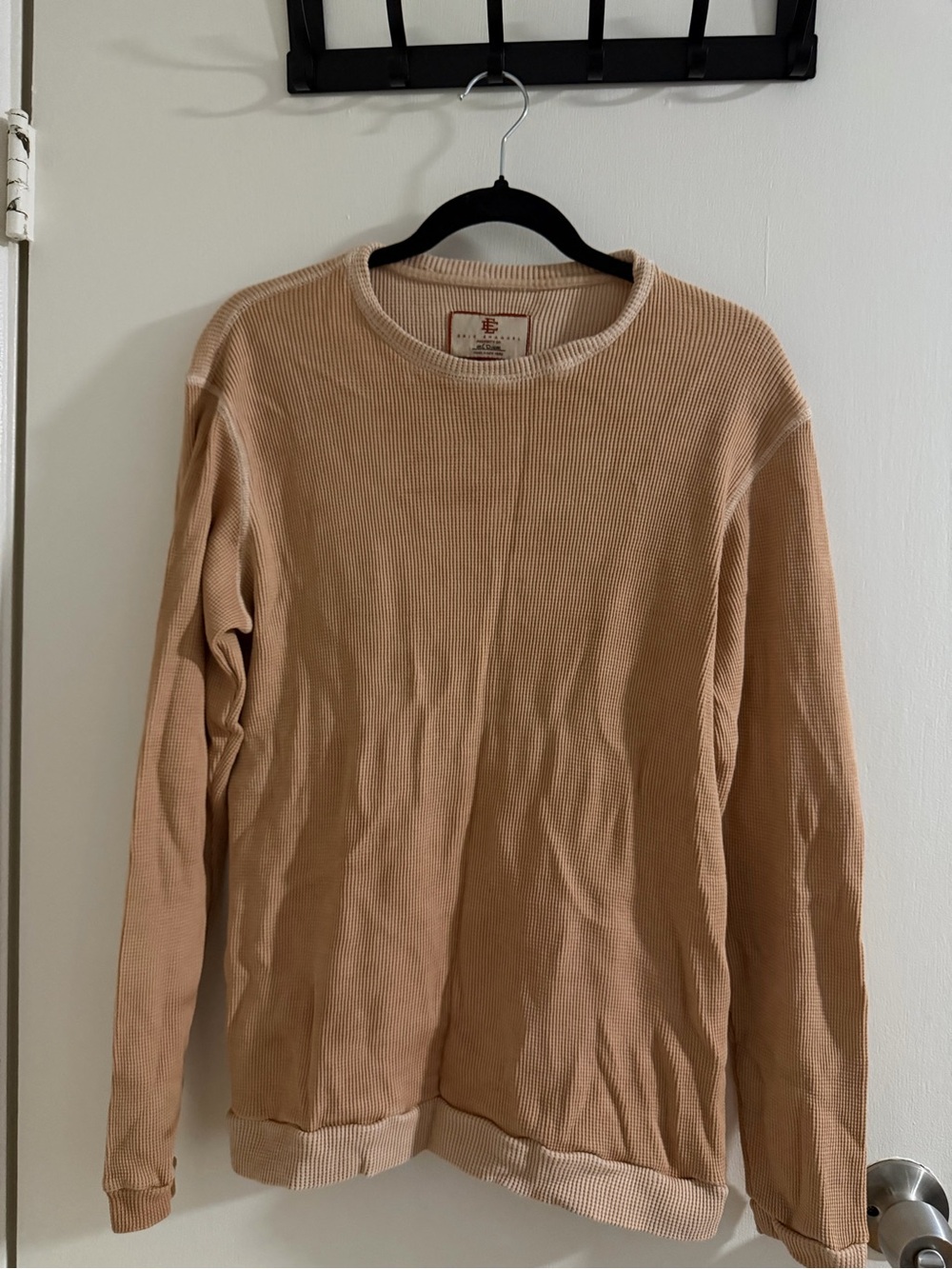 Eric Emanuel Men’s Crewneck Sweater in Beige